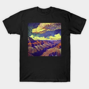 Grand Canyon, Vincent van Gogh style T-Shirt